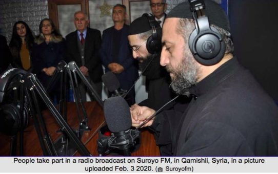 Asyryjskie radio w Kamiszli, w północnej Syrii